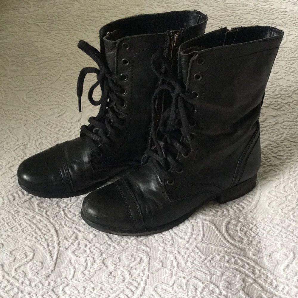 Steve Madden Troopa Combat Boots Size 7